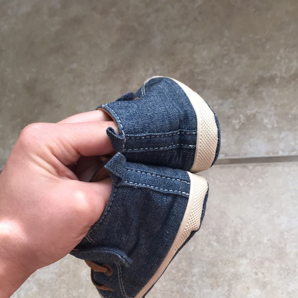 Stylish Denim Baby Walker Shoes - Picture 2 of 3